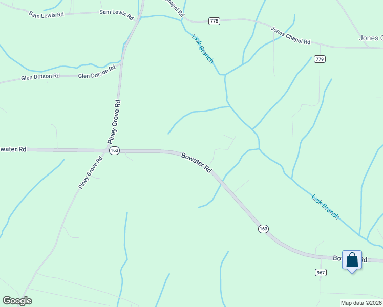 map of restaurants, bars, coffee shops, grocery stores, and more near 2116 Tennessee 163 in Riceville