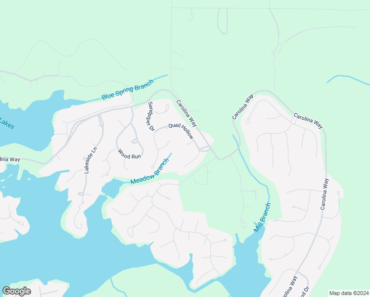 map of restaurants, bars, coffee shops, grocery stores, and more near 29 Wood Duck Trail in Sanford