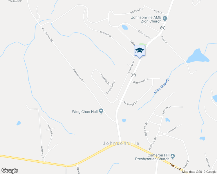 map of restaurants, bars, coffee shops, grocery stores, and more near 962 Lakeridge Drive in Cameron