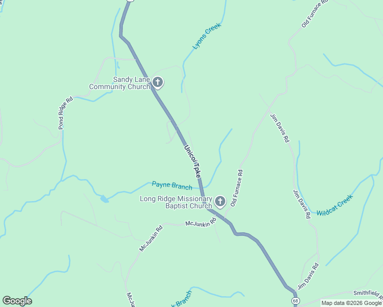 map of restaurants, bars, coffee shops, grocery stores, and more near 1122 Tennessee 68 in Tellico Plains