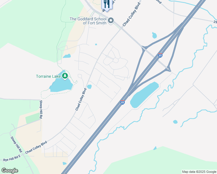 map of restaurants, bars, coffee shops, grocery stores, and more near in Bonanza