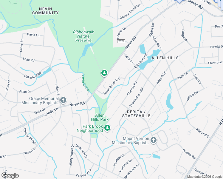 map of restaurants, bars, coffee shops, grocery stores, and more near in Charlotte