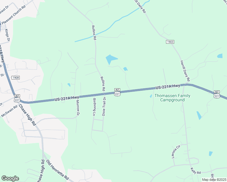 map of restaurants, bars, coffee shops, grocery stores, and more near 1113 US 221A Highway in Forest City