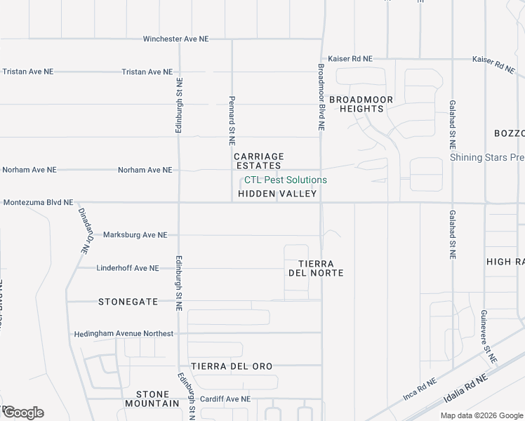 map of restaurants, bars, coffee shops, grocery stores, and more near 2845 Wilder Loop Northeast in Rio Rancho