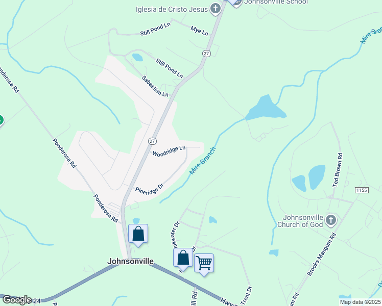 map of restaurants, bars, coffee shops, grocery stores, and more near 366 Pineridge Drive in Cameron