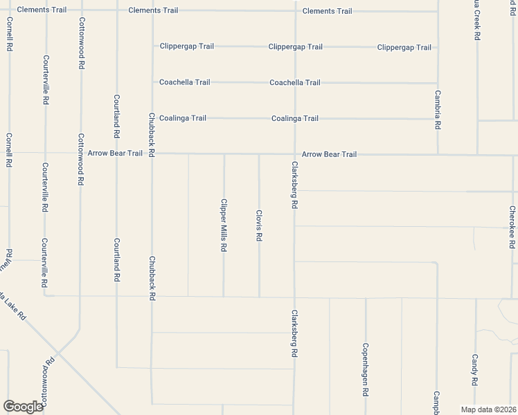 map of restaurants, bars, coffee shops, grocery stores, and more near Clovis Road in San Luis Obispo County