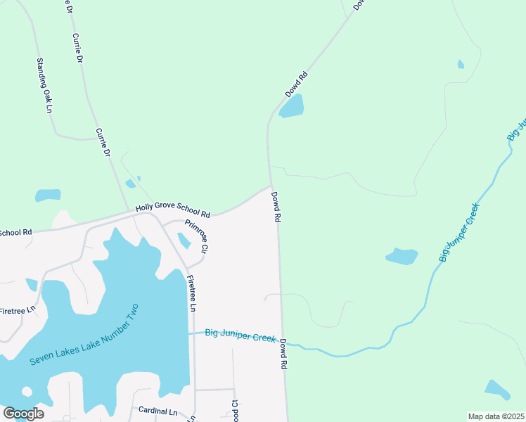 map of restaurants, bars, coffee shops, grocery stores, and more near 5280 Dowd Road in Seven Lakes
