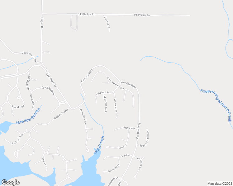 map of restaurants, bars, coffee shops, grocery stores, and more near 11 Lakewind Court in Sanford