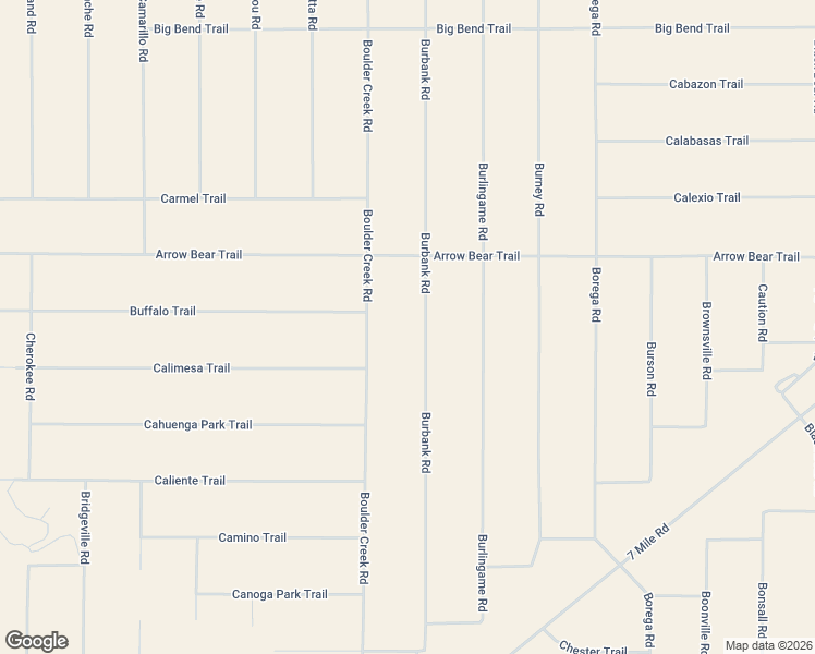 map of restaurants, bars, coffee shops, grocery stores, and more near Burbank Road in San Luis Obispo County