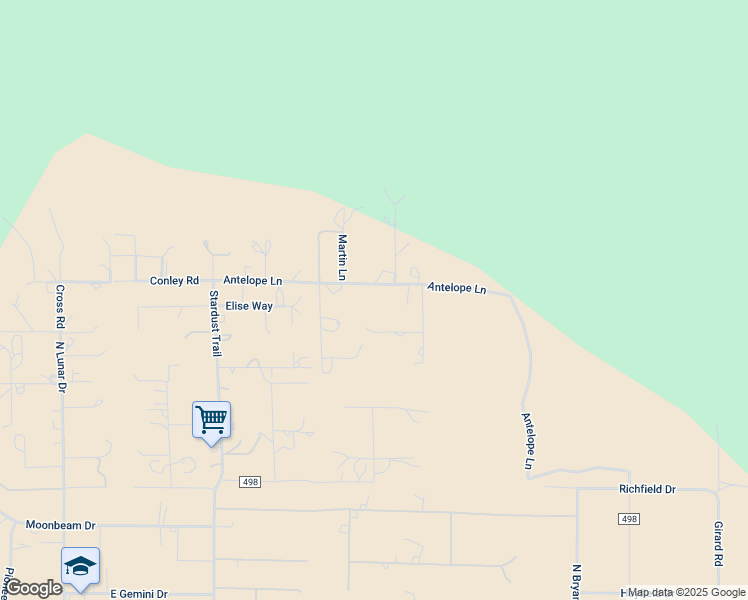 map of restaurants, bars, coffee shops, grocery stores, and more near 8400 Antelope Lane in Flagstaff