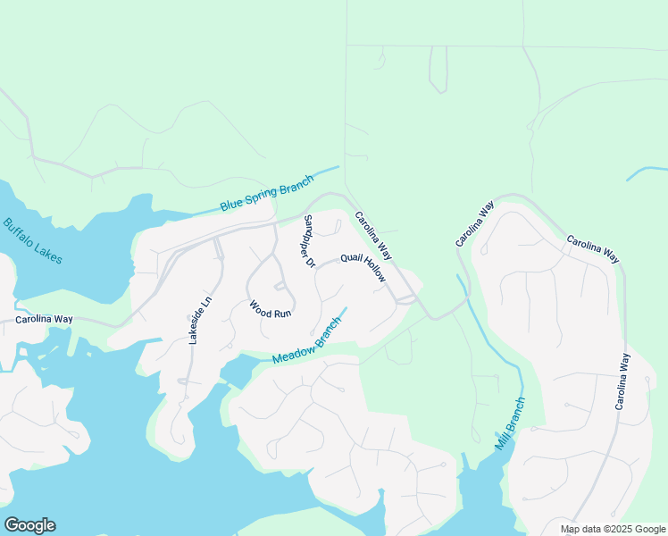 map of restaurants, bars, coffee shops, grocery stores, and more near 34 Quail Hollow in Sanford