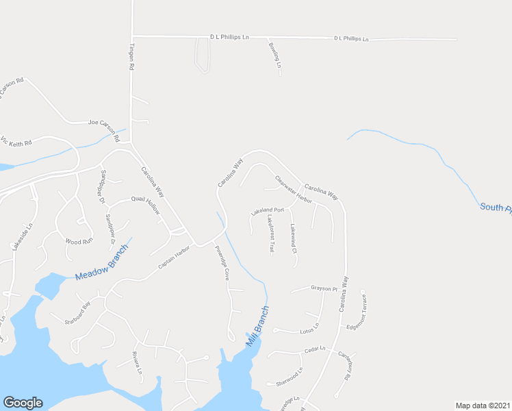 map of restaurants, bars, coffee shops, grocery stores, and more near 152 Lakeland Port in Sanford