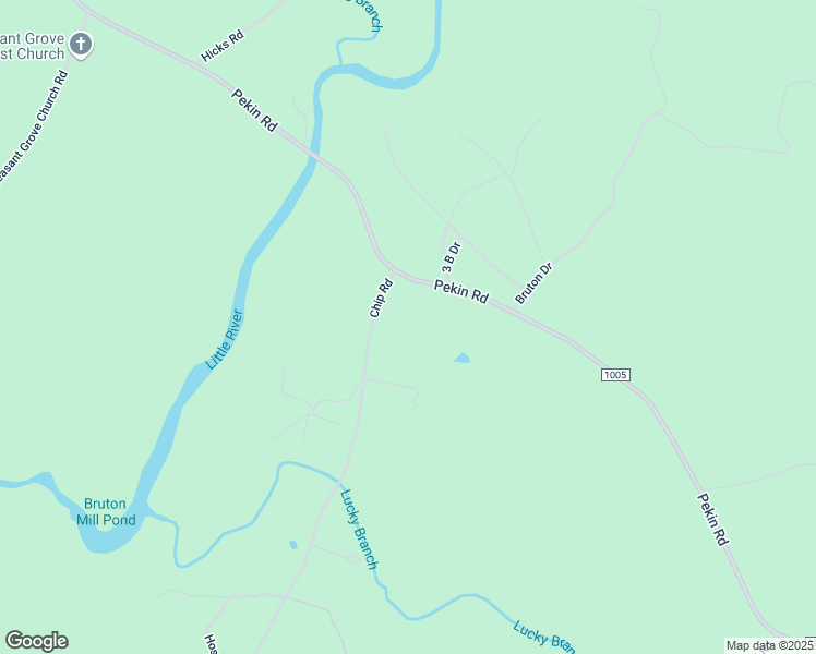 map of restaurants, bars, coffee shops, grocery stores, and more near 121 Chip Road in Mount Gilead