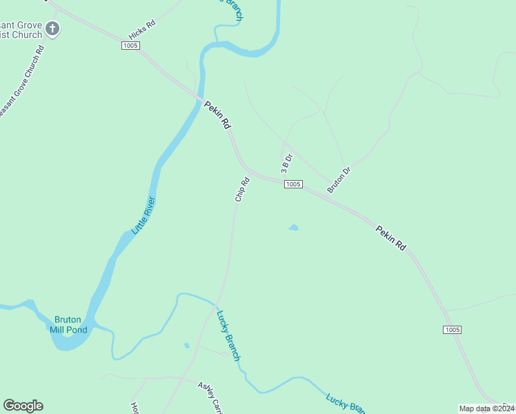 map of restaurants, bars, coffee shops, grocery stores, and more near 121 Chip Road in Mount Gilead