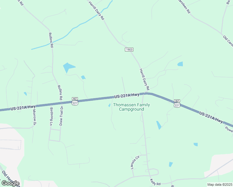 map of restaurants, bars, coffee shops, grocery stores, and more near 1291 US 221A Highway in Forest City