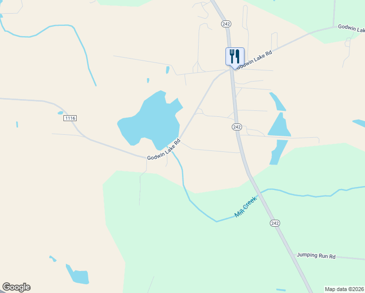 map of restaurants, bars, coffee shops, grocery stores, and more near 6297 Godwin Lake Road in Dunn