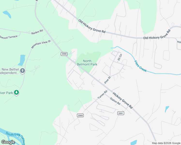 map of restaurants, bars, coffee shops, grocery stores, and more near 3001 Hickory Grove Road in Gastonia
