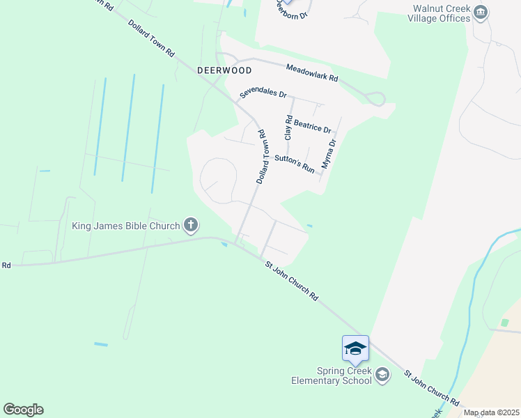 map of restaurants, bars, coffee shops, grocery stores, and more near 109 East Lake Drive in Goldsboro