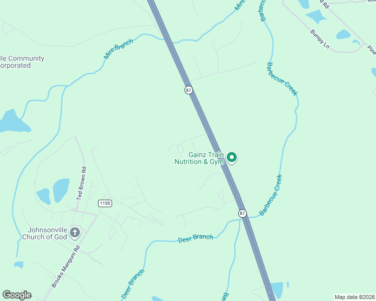 map of restaurants, bars, coffee shops, grocery stores, and more near 113 Linda Lane in Cameron
