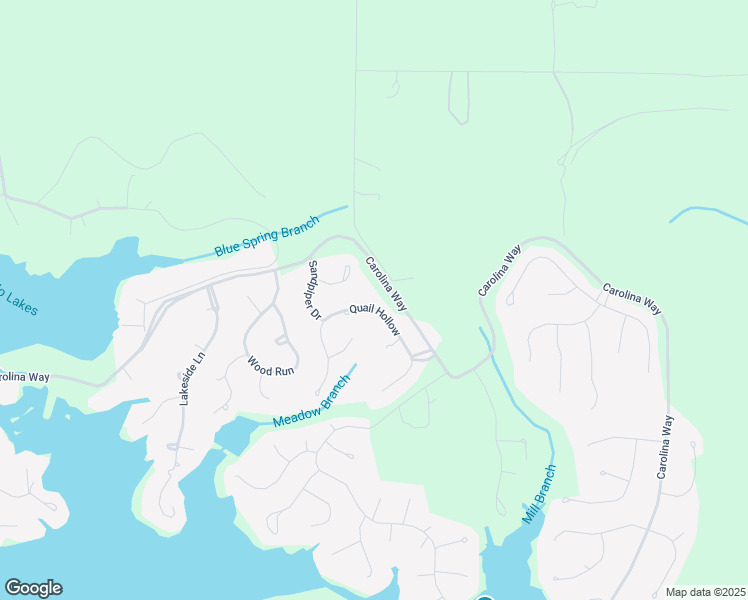 map of restaurants, bars, coffee shops, grocery stores, and more near 99 Quail Hollow in Sanford