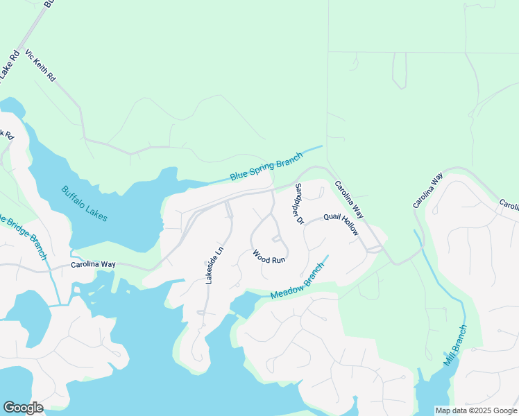 map of restaurants, bars, coffee shops, grocery stores, and more near 32 Woodbury Lane in Sanford