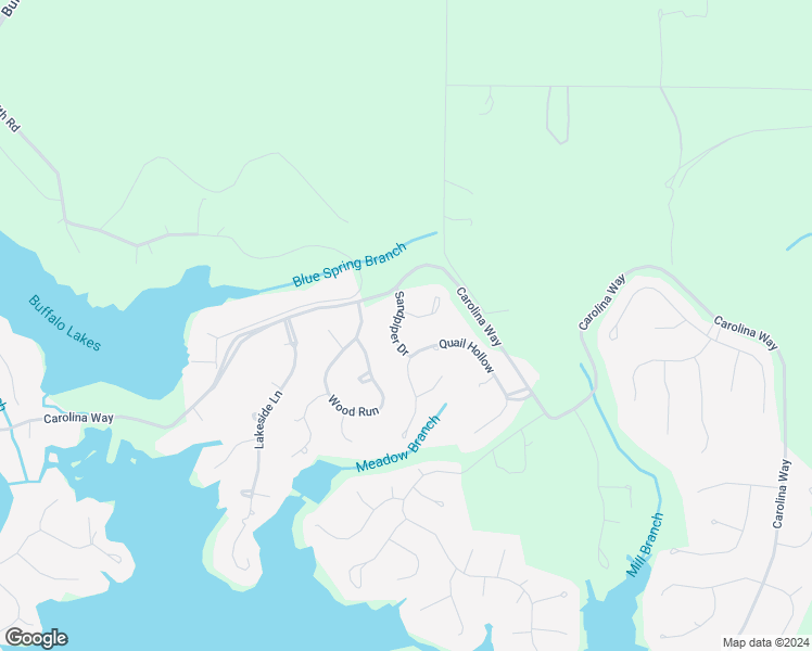 map of restaurants, bars, coffee shops, grocery stores, and more near 57 Sandpiper Drive in Sanford