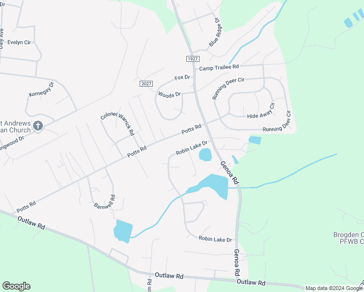 map of restaurants, bars, coffee shops, grocery stores, and more near 113 Robin Lake Drive in Dudley