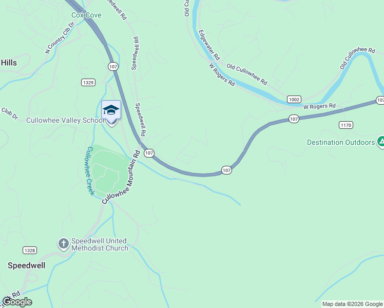 map of restaurants, bars, coffee shops, grocery stores, and more near 87 Periwinkle Lane in Cullowhee