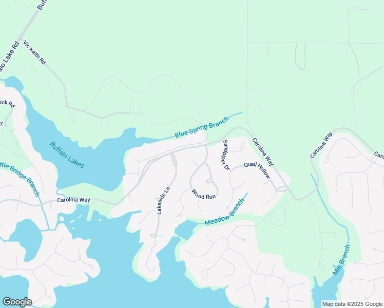 map of restaurants, bars, coffee shops, grocery stores, and more near 36 Woodbury Lane in Sanford