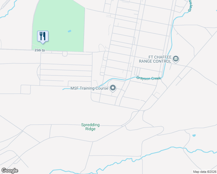 map of restaurants, bars, coffee shops, grocery stores, and more near 29th Street in Fort Smith