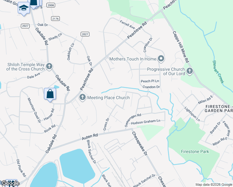 map of restaurants, bars, coffee shops, grocery stores, and more near 1319 Long Grass Ct in Charlotte