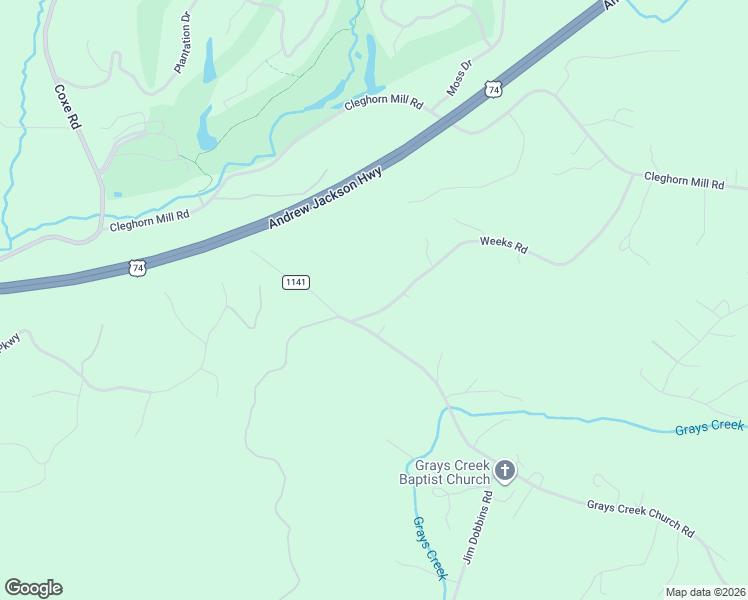 map of restaurants, bars, coffee shops, grocery stores, and more near 496 Weeks Road in Rutherfordton