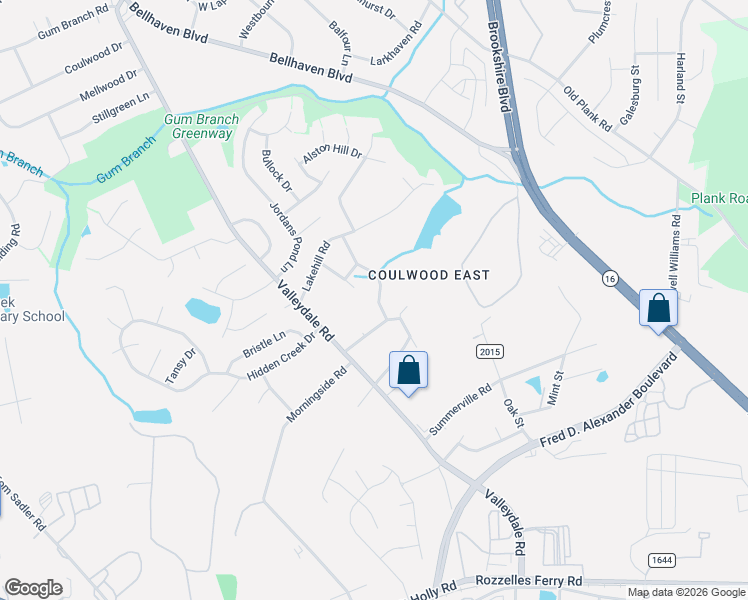 map of restaurants, bars, coffee shops, grocery stores, and more near in Charlotte