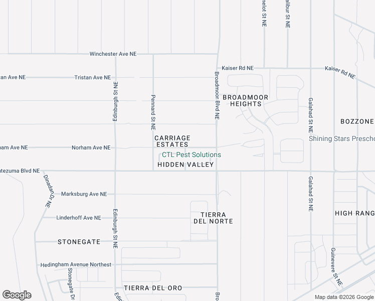 map of restaurants, bars, coffee shops, grocery stores, and more near 2701 Wilder Loop Northeast in Rio Rancho