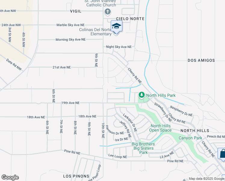 map of restaurants, bars, coffee shops, grocery stores, and more near 816 Rebecca Loop Northeast in Rio Rancho