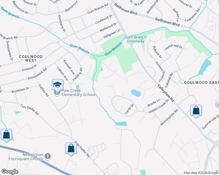 map of restaurants, bars, coffee shops, grocery stores, and more near 1139 Delander Lane in Charlotte