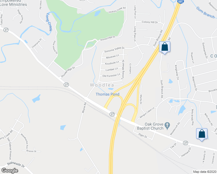 map of restaurants, bars, coffee shops, grocery stores, and more near in Mecklenburg County