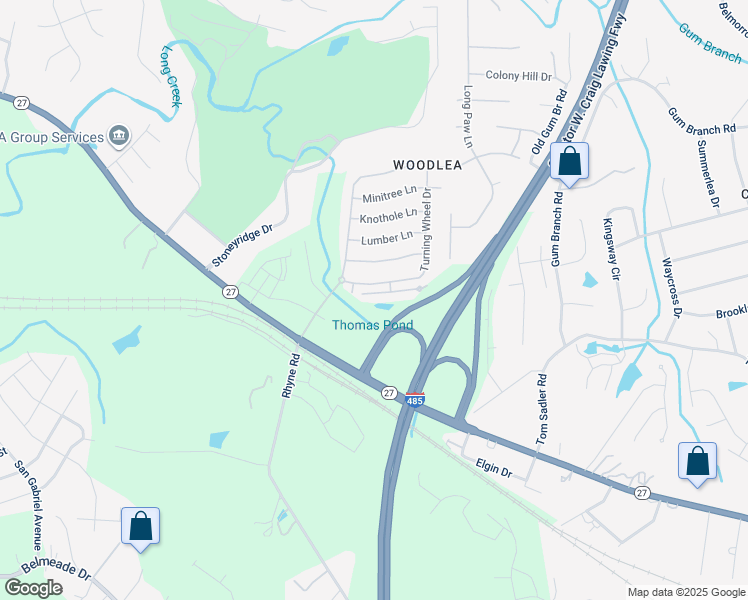 map of restaurants, bars, coffee shops, grocery stores, and more near in Mecklenburg County