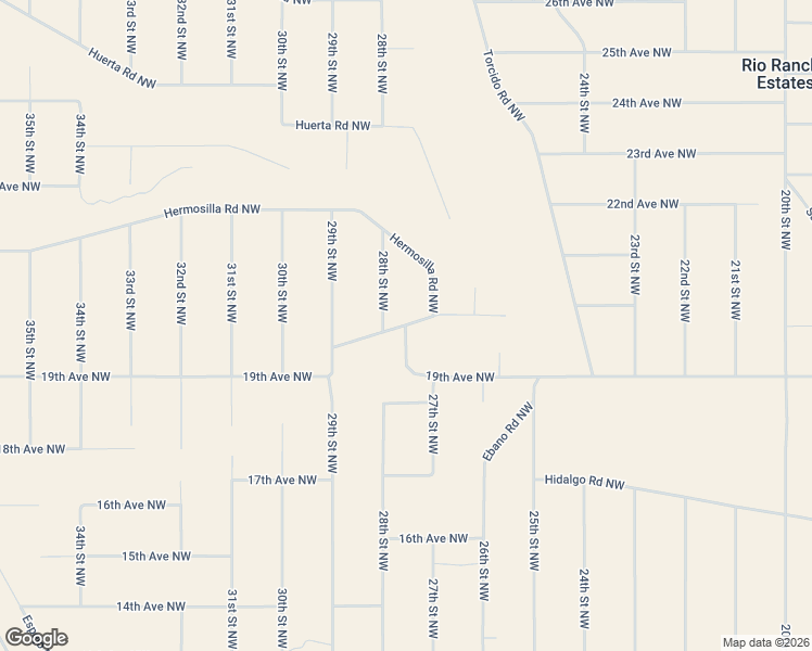 map of restaurants, bars, coffee shops, grocery stores, and more near Calabacillas Road Northwest in Rio Rancho