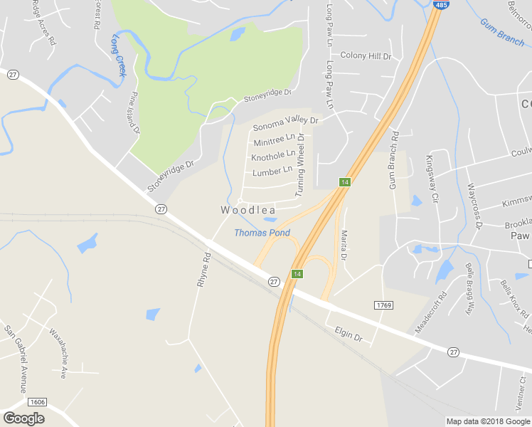 map of restaurants, bars, coffee shops, grocery stores, and more near 2331 Crosscut Drive in Charlotte
