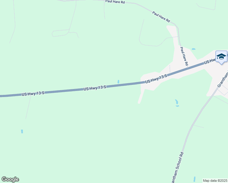 map of restaurants, bars, coffee shops, grocery stores, and more near 3787 US Highway 13 South in Goldsboro