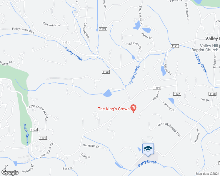 map of restaurants, bars, coffee shops, grocery stores, and more near 241 Ore Brae Lane in Hendersonville