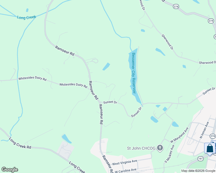 map of restaurants, bars, coffee shops, grocery stores, and more near 908 Ramseur Road in Bessemer City