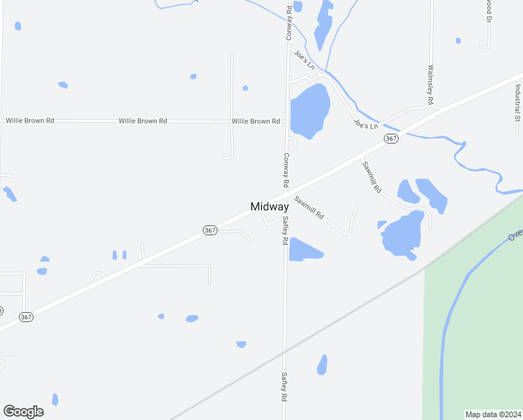 map of restaurants, bars, coffee shops, grocery stores, and more near 1145 Arkansas 367 in Judsonia