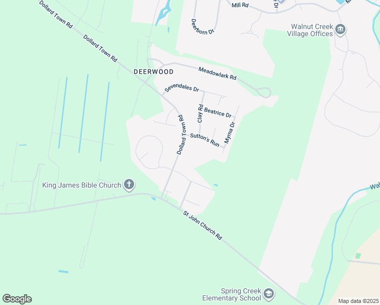 map of restaurants, bars, coffee shops, grocery stores, and more near 1521 Dollard Town Road in Goldsboro