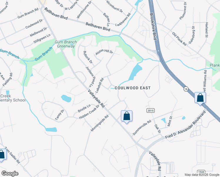 map of restaurants, bars, coffee shops, grocery stores, and more near 6820 Ciera Nichole Court in Charlotte