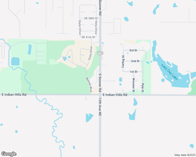 map of restaurants, bars, coffee shops, grocery stores, and more near 4712 Stelens Court in Moore