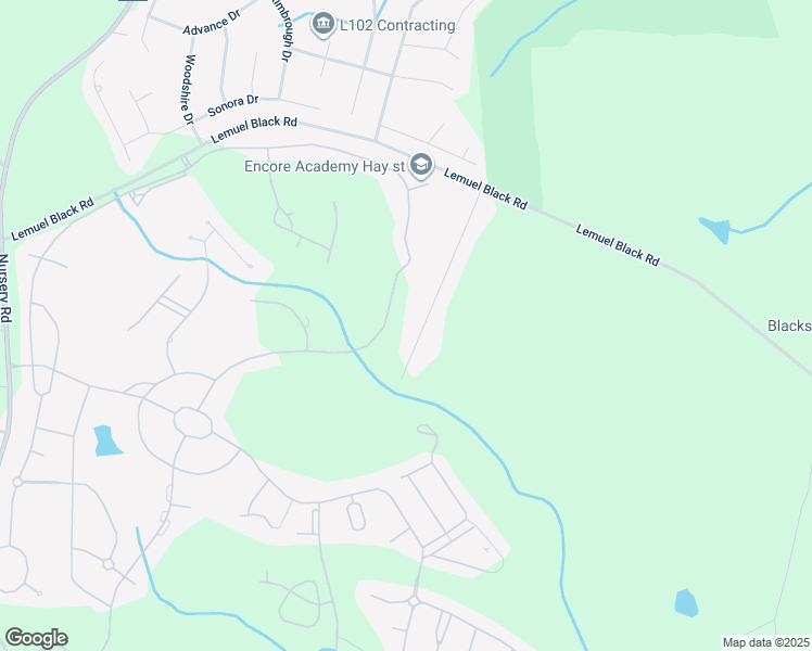 map of restaurants, bars, coffee shops, grocery stores, and more near 360 Senter Lane in Bunnlevel
