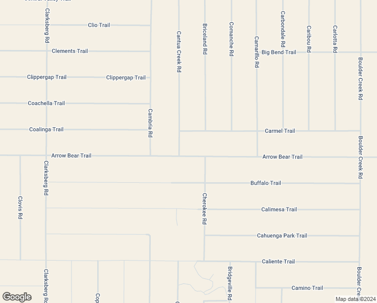 map of restaurants, bars, coffee shops, grocery stores, and more near Arrow Bear Trail in San Luis Obispo County