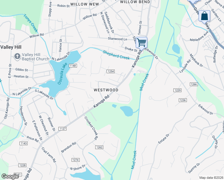 map of restaurants, bars, coffee shops, grocery stores, and more near 701 Farmington Circle in Hendersonville